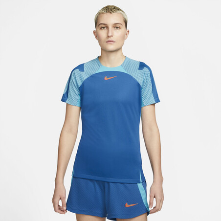 Maillot entraînement Femme Nike Strike bleu