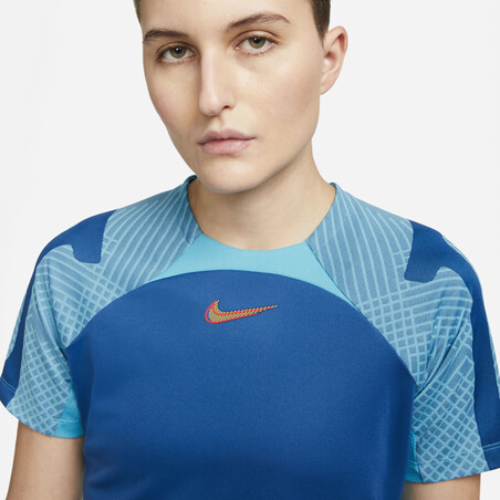 Maillot entraînement Femme Nike Strike bleu