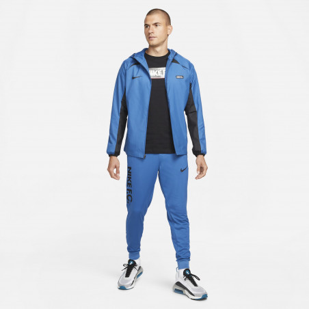 Veste imperméable Nike F.C. bleu noir