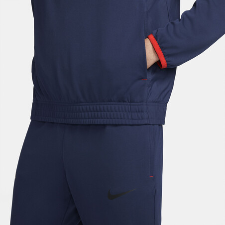 Ensemble survêtement Nike F.C. bleu orange