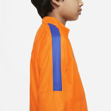 Veste imperméable junior FC Barcelone Academy orange 2021/22