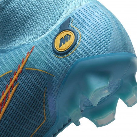 Nike Mercurial Superfly 8 Elite FG bleu jaune