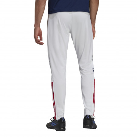 Pantalon survêtement adidas Tiro blanc rouge