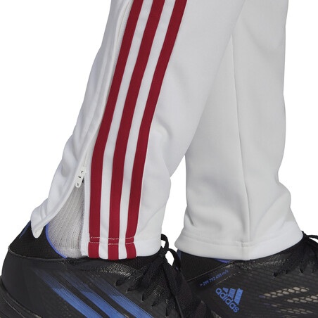 Pantalon survêtement adidas Tiro blanc rouge