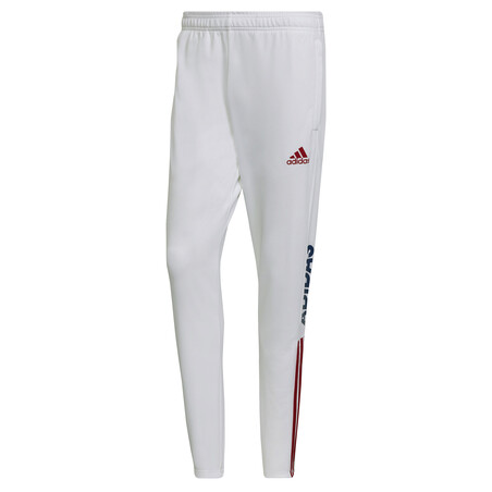 Pantalon survêtement adidas Tiro blanc rouge