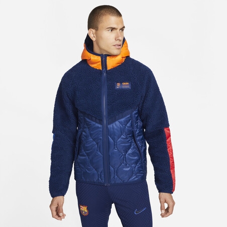 Veste survêtement FC Barcelone Winter bleu 2021/22