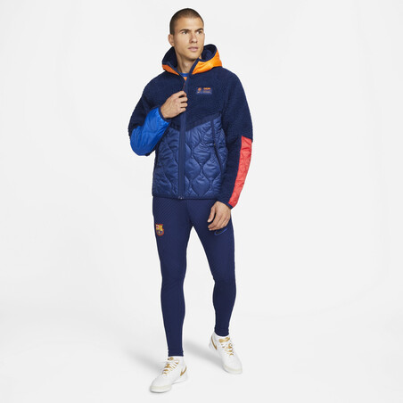 Veste survêtement FC Barcelone Winter bleu 2021/22
