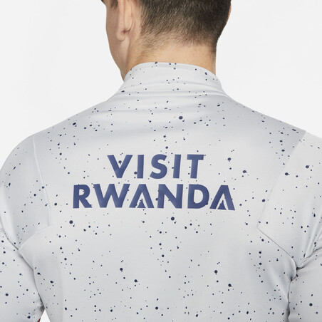 Sweat zippé PSG Strike Elite gris bleu 2021/22
