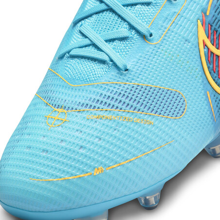 Nike Mercurial Superfly 8 Elite SG-PRO bleu jaune