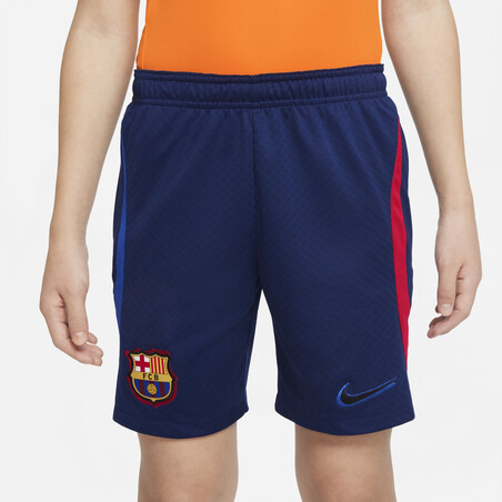 Short entraînement junior FC Barcelone bleu foncé 2021/22