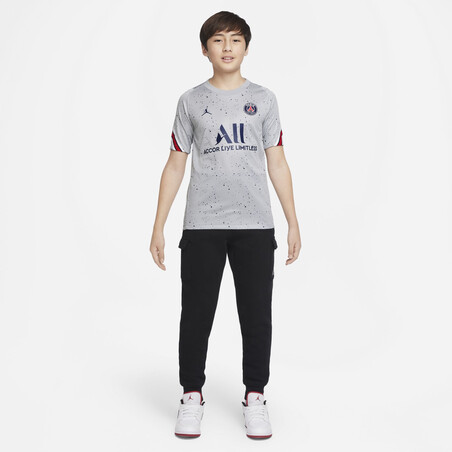 Maillot entraînement junior PSG Strike gris bleu 2021/22