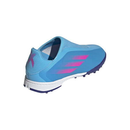 adidas X Speedflow.3 junior LaceLess Turf bleu rose