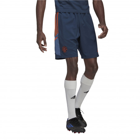 Short entraînement Manchester United woven bleu orange 2022/23