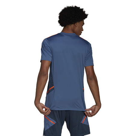Maillot entraînement Manchester United bleu orange 2022/23