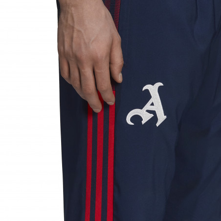Pantalon survêtement Arsenal Woven bleu rouge 2021/22