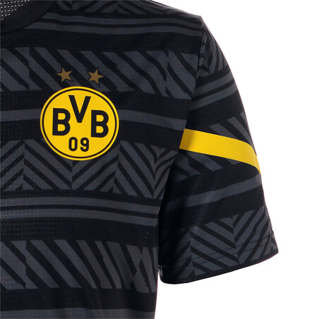 Maillot avant match Dortmund noir jaune 2021/22