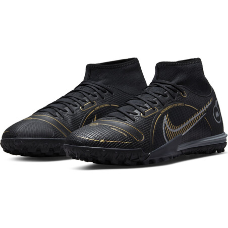 Nike Mercurial Superfly 8 Academy Turf noir or
