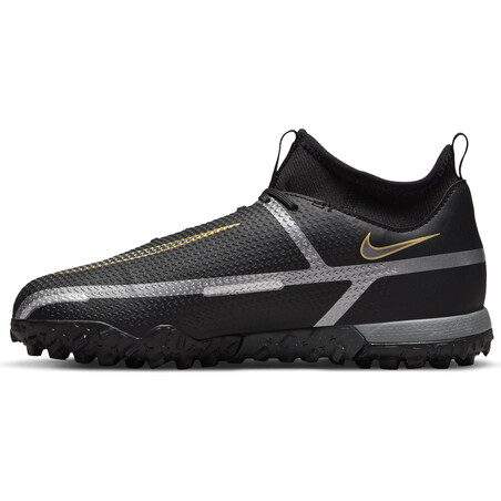 Nike Phantom GT2 junior montante Academy Turf noir or