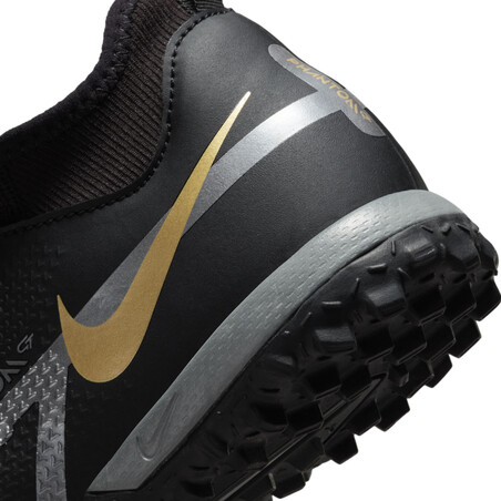 Nike Phantom GT2 junior montante Academy Turf noir or