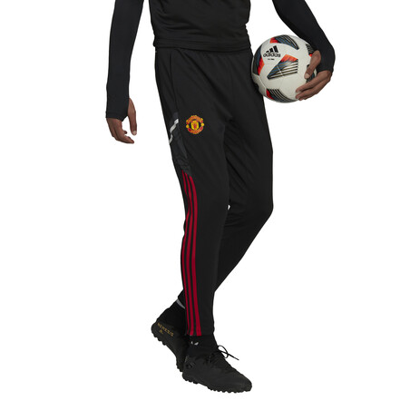 Pantalon survêtement Manchester United noir rouge 2022/23