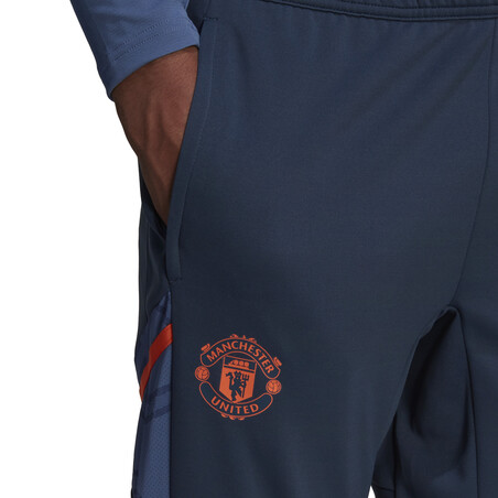 Pantalon survêtement Manchester United bleu orange 2022/23