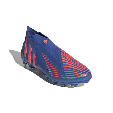 adidas Predator Edge+ AG montante bleu rouge