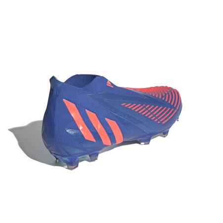 adidas Predator Edge+ montante FG bleu rouge