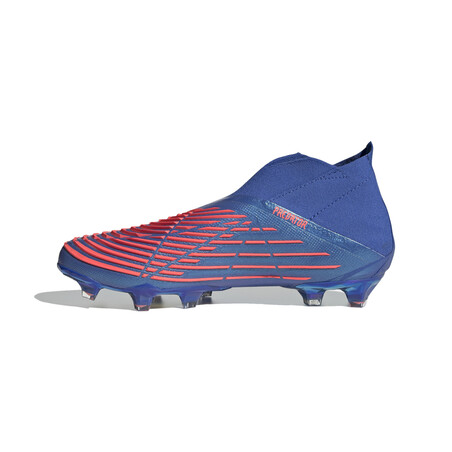 adidas Predator Edge+ montante FG bleu rouge