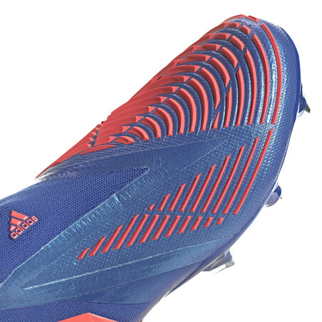 adidas Predator Edge+ montante SG bleu rouge