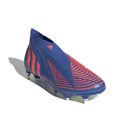 adidas Predator Edge+ montante SG bleu rouge