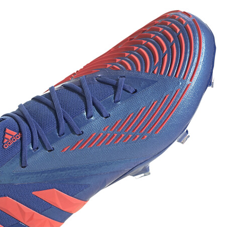 adidas Predator Edge.1 montante FG bleu rouge