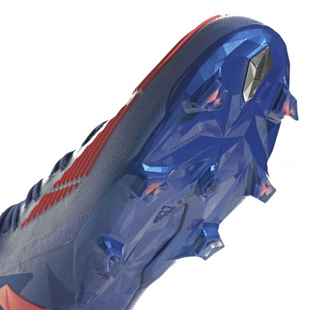 adidas Predator Edge.1 montante FG bleu rouge