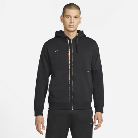 Veste survêtement Nike F.C. Tribuna Fleece noir