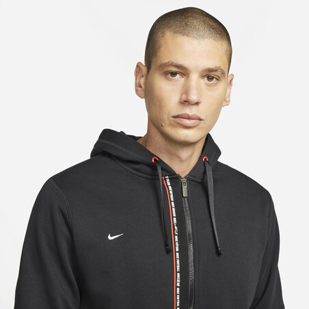 Veste survêtement Nike F.C. Tribuna Fleece noir