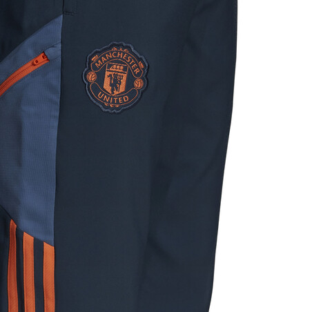 Pantalon survêtement Manchester United woven bleu orange 2022/23