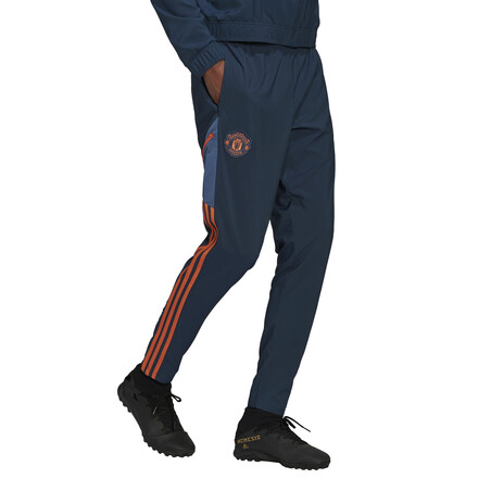 Pantalon survêtement Manchester United woven bleu orange 2022/23