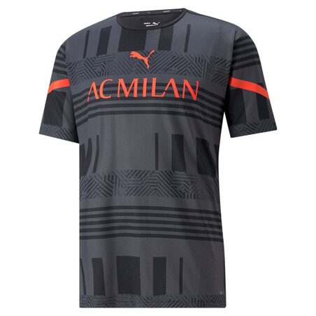 Maillot avant match AC Milan noir rouge 2021/22