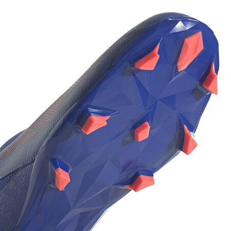adidas Predator Edge.3 junior montante LaceLess FG bleu rouge