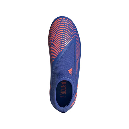 adidas Predator Edge.3 junior montante LaceLess FG bleu rouge