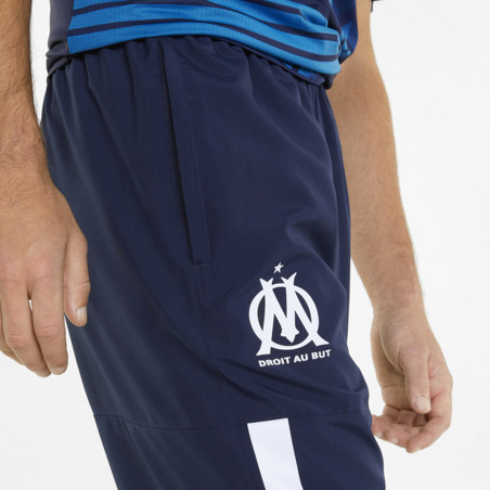 Pantalon avant match OM bleu 2021/22