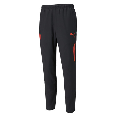 Pantalon avant match Milan AC noir rouge 2021/22