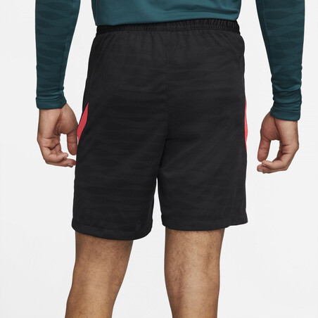 Short entraînement junior Liverpool noir rouge 2021/22