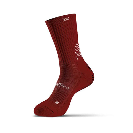 Chaussettes SOXPRO Grip & Anti Slip bordeaux