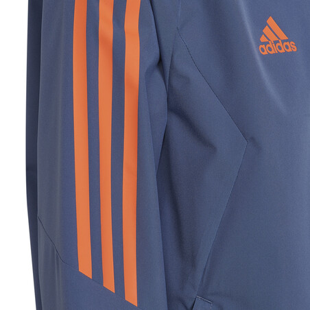 Veste imperméable junior Manchester United bleu orange 2022/23