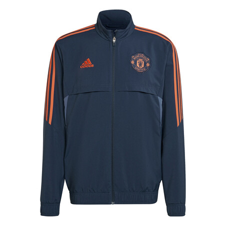 Veste survêtement Manchester United woven bleu orange 2022/23