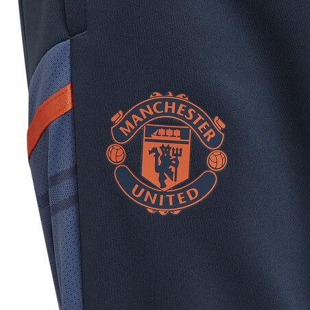Pantalon survêtement junior Manchester United bleu orange 2022/23