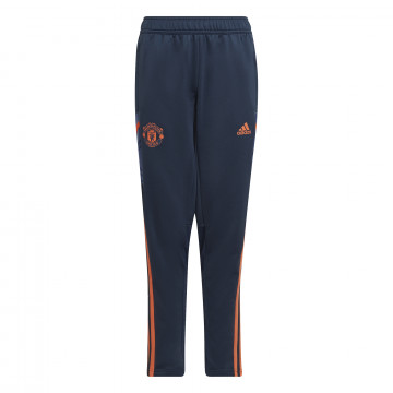 Pantalon survêtement junior Manchester United bleu orange 2022/23