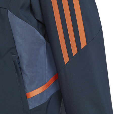 Veste survêtement junior Manchester United woven bleu orange 2022/23