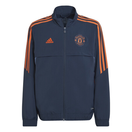 Veste survêtement junior Manchester United woven bleu orange 2022/23