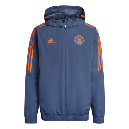 Veste imperméable Manchester United bleu orange 2022/23